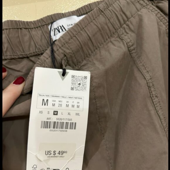 BNWT Zara Utility Cargo Pants - Picture 4 of 5